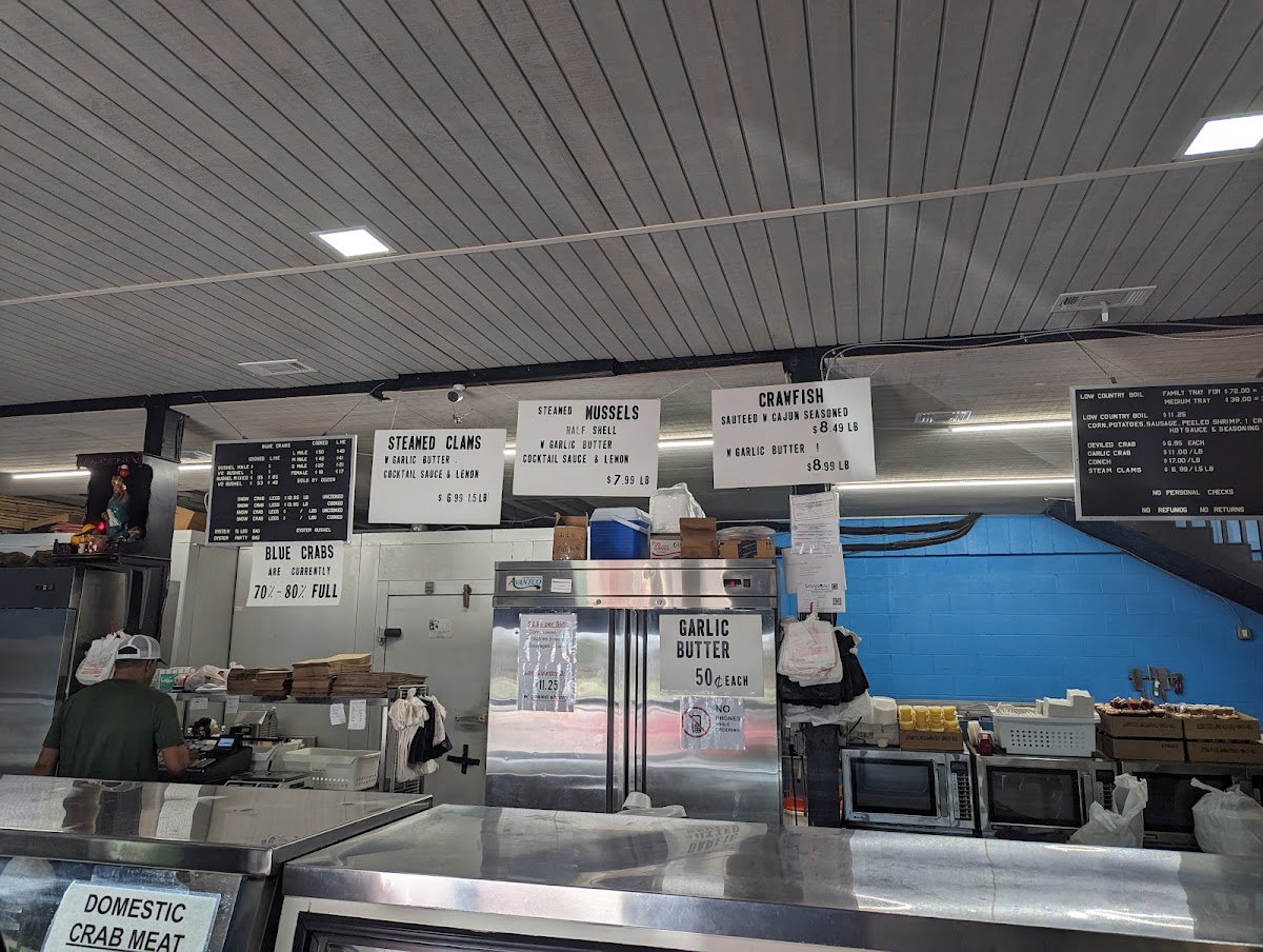 Nancy's Seafood Menu - Image 1