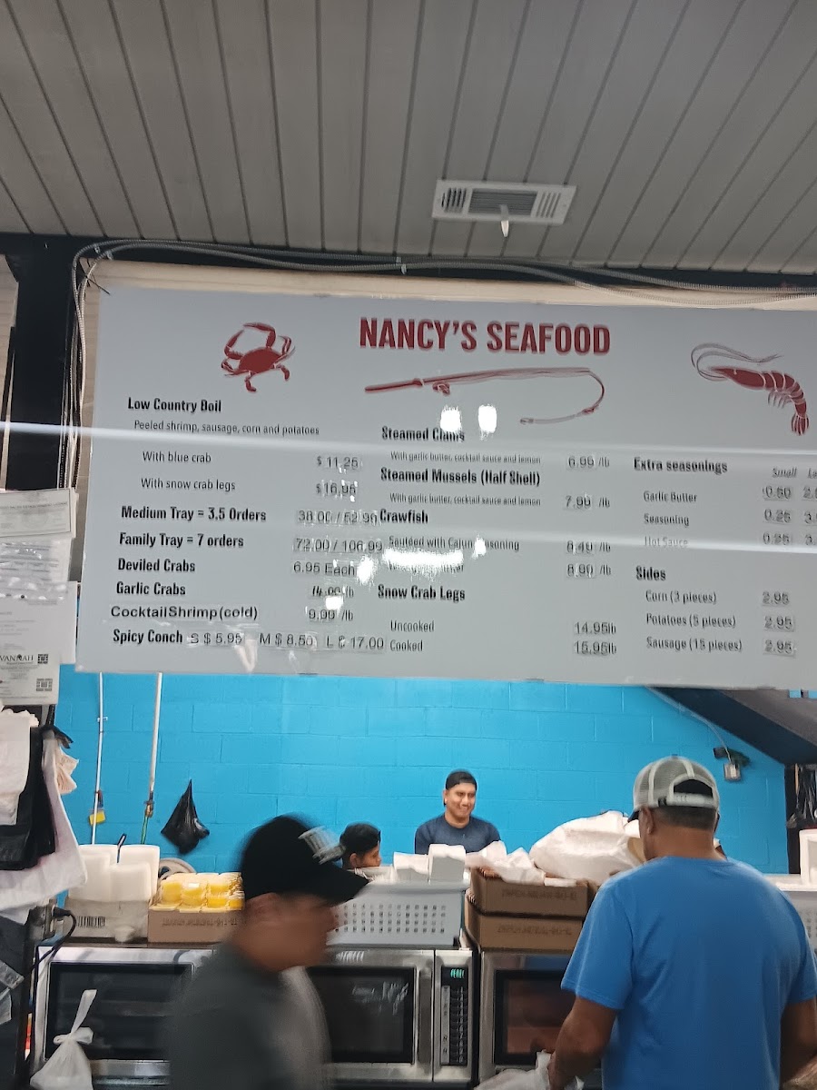 Nancy's Seafood Menu - Image 3